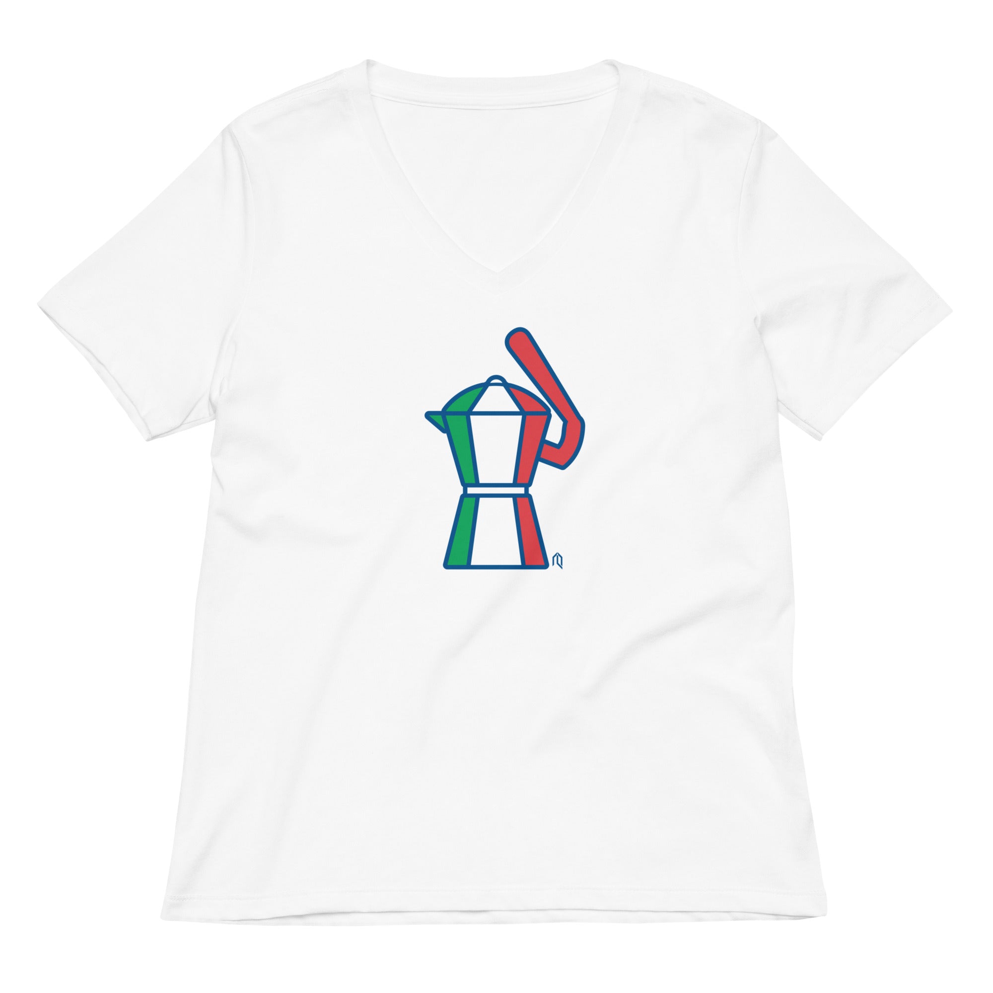 Italian Espresso Baseball Women's V-Neck T-Shirt
